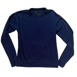 Under Armour Navy blue fitted crew neck‎ sweatshirt size S